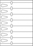 Schlaufenetiketten TF7r9 (210x38 mm)